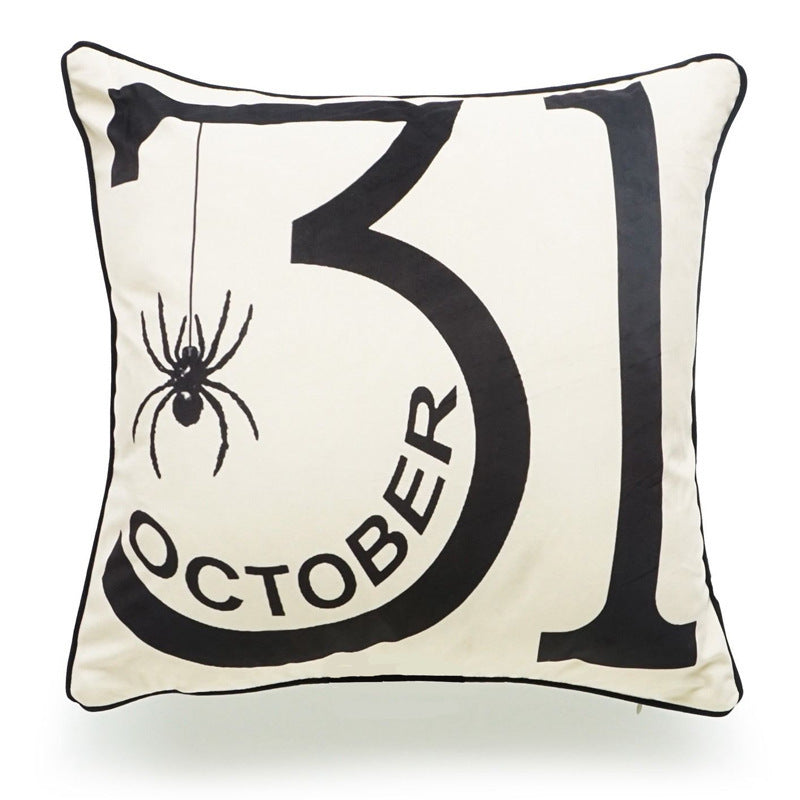 Halloween pillowcase cuscini divano letto
