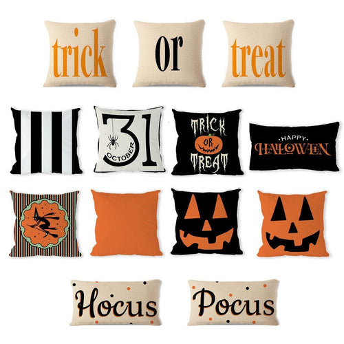Halloween pillowcase cuscini divano letto
